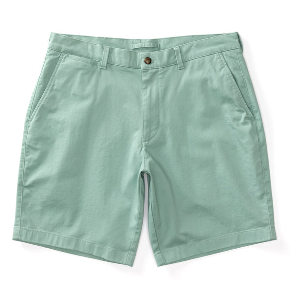 9" Gold School Chino Short - Seaboard Green