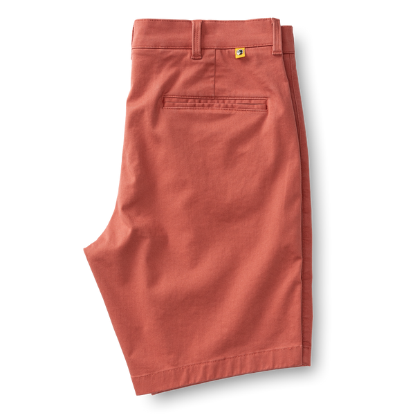9" Gold School Chino Short - Faded Red