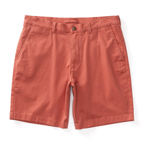 9" Gold School Chino Short - Faded Red