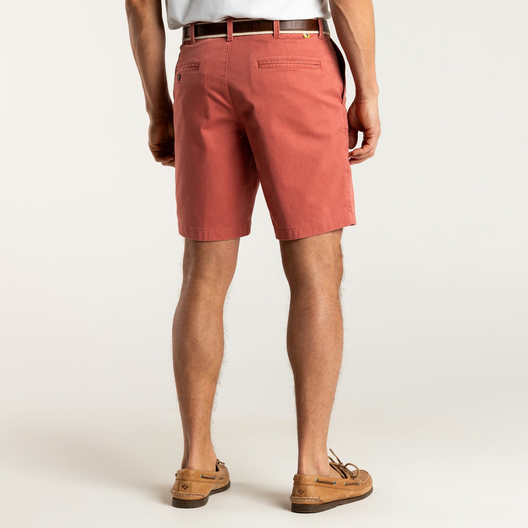 9" Gold School Chino Short - Faded Red