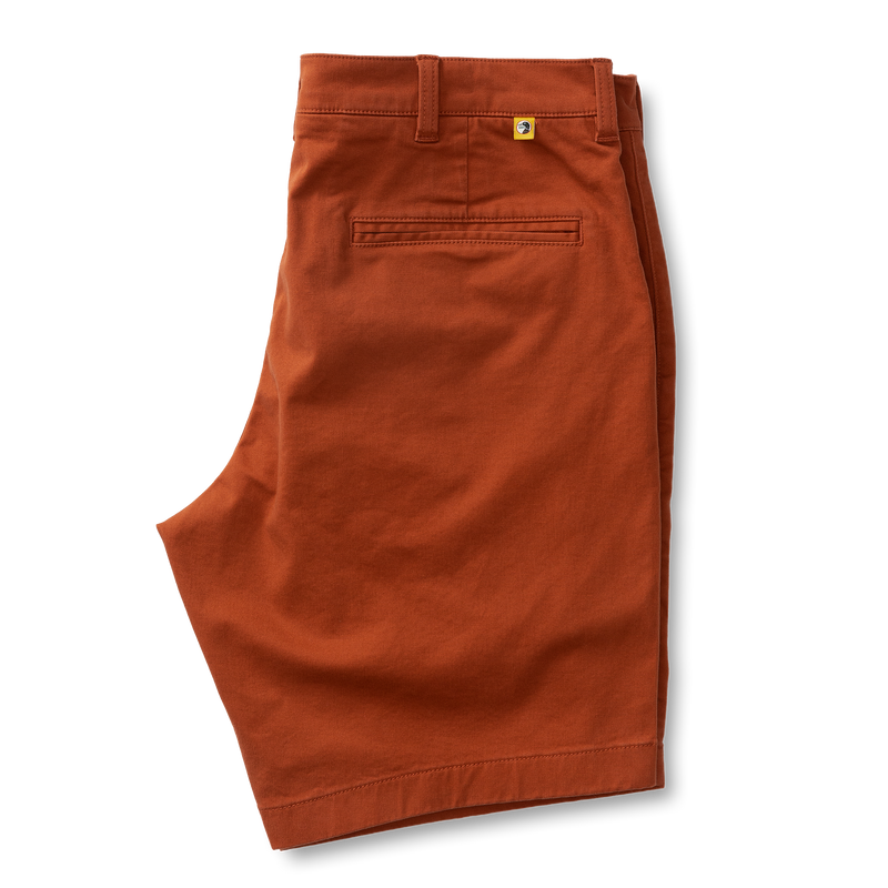 7" Linen Gold School Chino Short - Duck Head Vintage