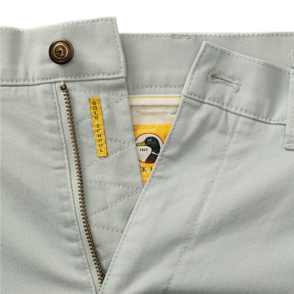 7" Gold School Chino Short - Sandstone Grey