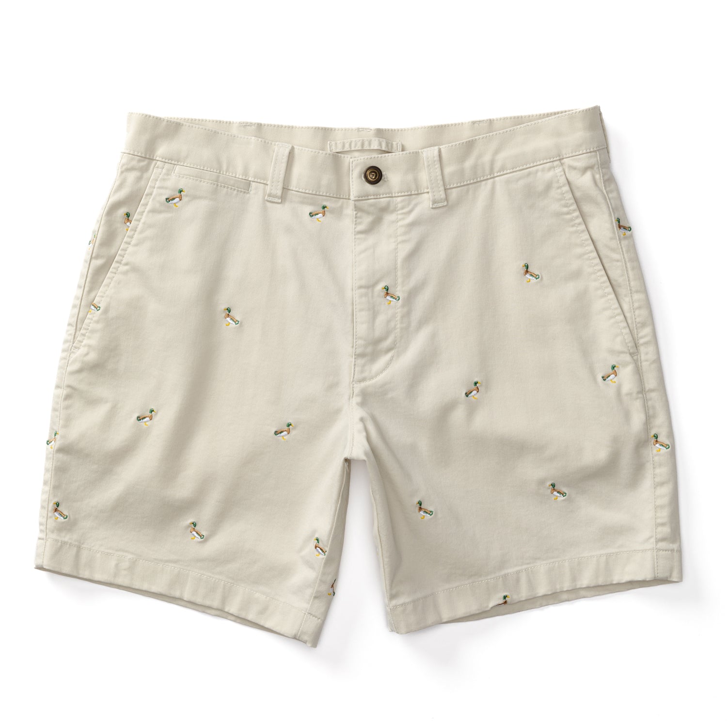 7" Gold School Chino Short - Emb Stone