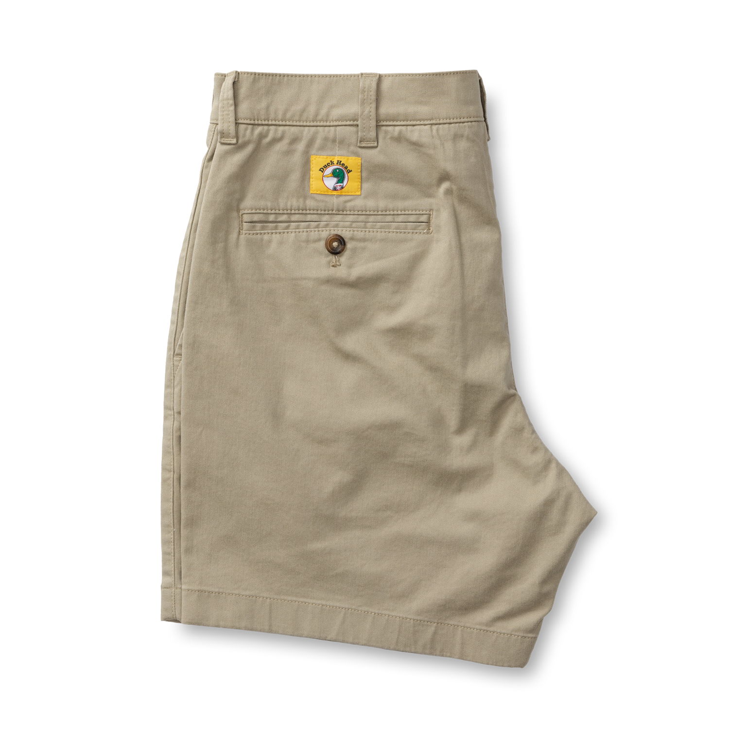 7" Gold School Chino Short - Khaki Gold Patch