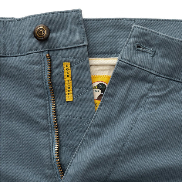 7" Gold School Chino Short - Vintage Blue