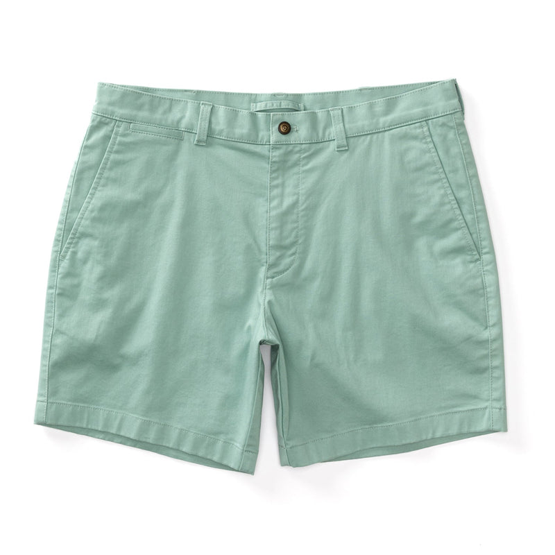 7" Gold School Chino Short - Seaboard Green