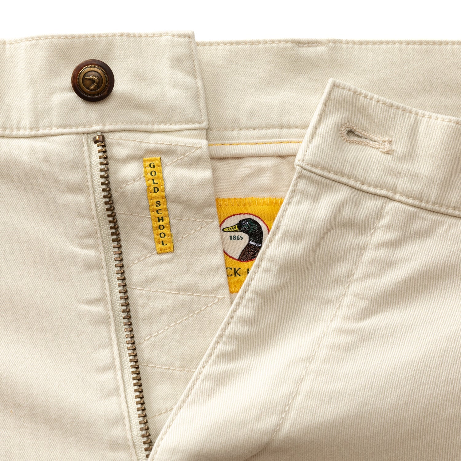 5" Gold School Chino Short - Stone
