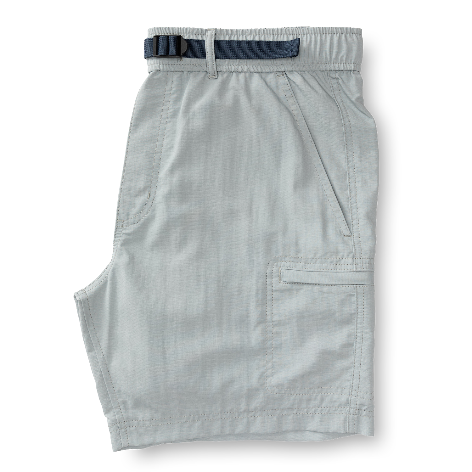 7" On The Fly Performance Short - Quarry Grey