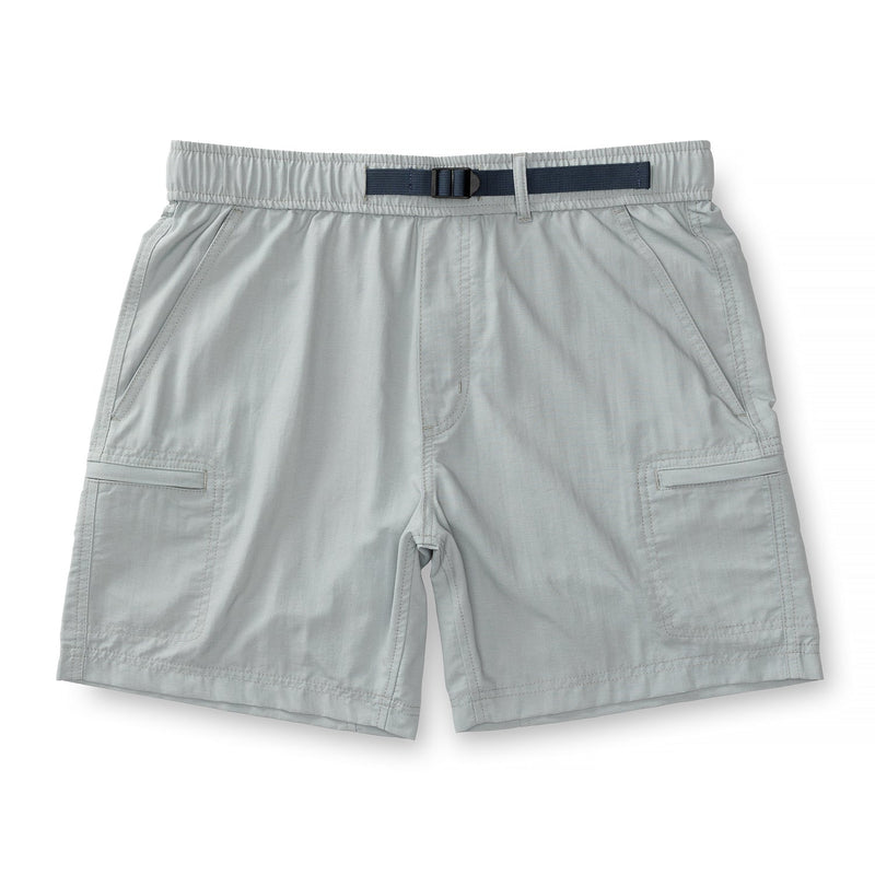 7" On The Fly Performance Short - Quarry Grey