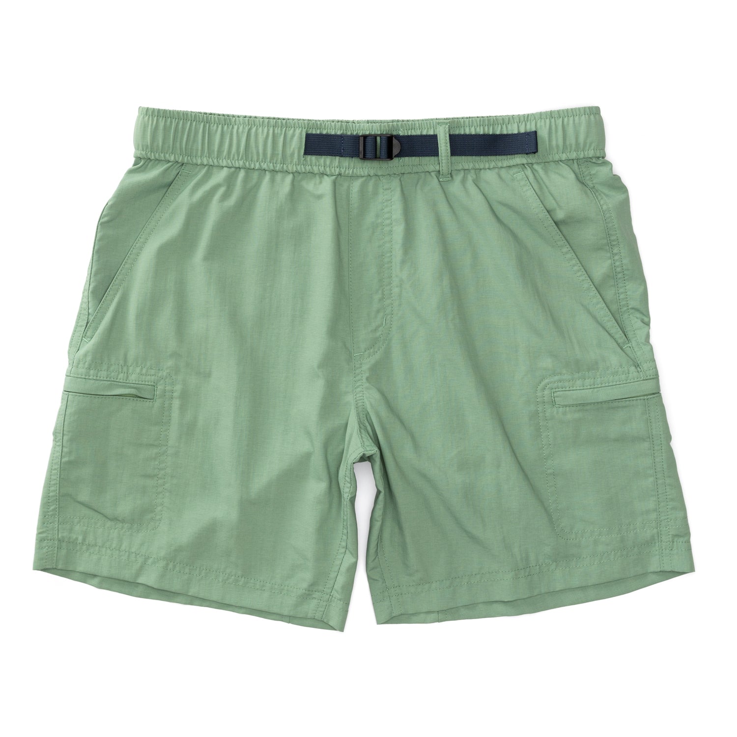 7" On The Fly Performance Short - Rowing Green