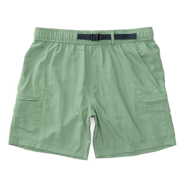 7" On The Fly Performance Short - Rowing Green