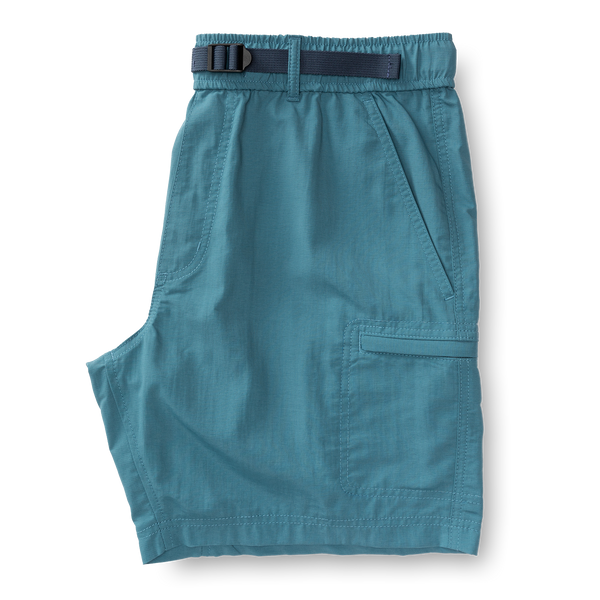 7" On The Fly Performance Short - Aegean Blue