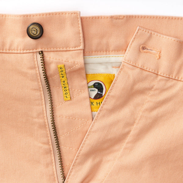 9" Gold School Chino Short - Faded Peach