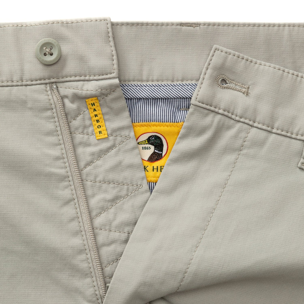 6" Harbor Performance Short - Limestone Grey