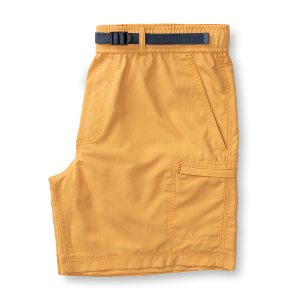 7" On The Fly Performance Short - Oak Buff