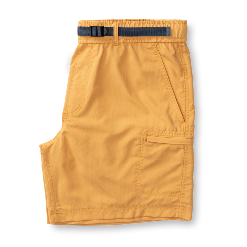7" On The Fly Performance Short - Oak Buff