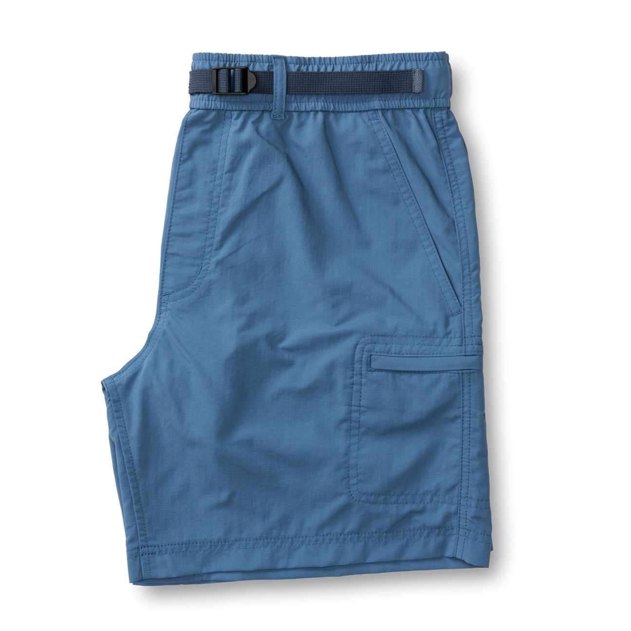 7" On The Fly Performance Short - Shadow Blue