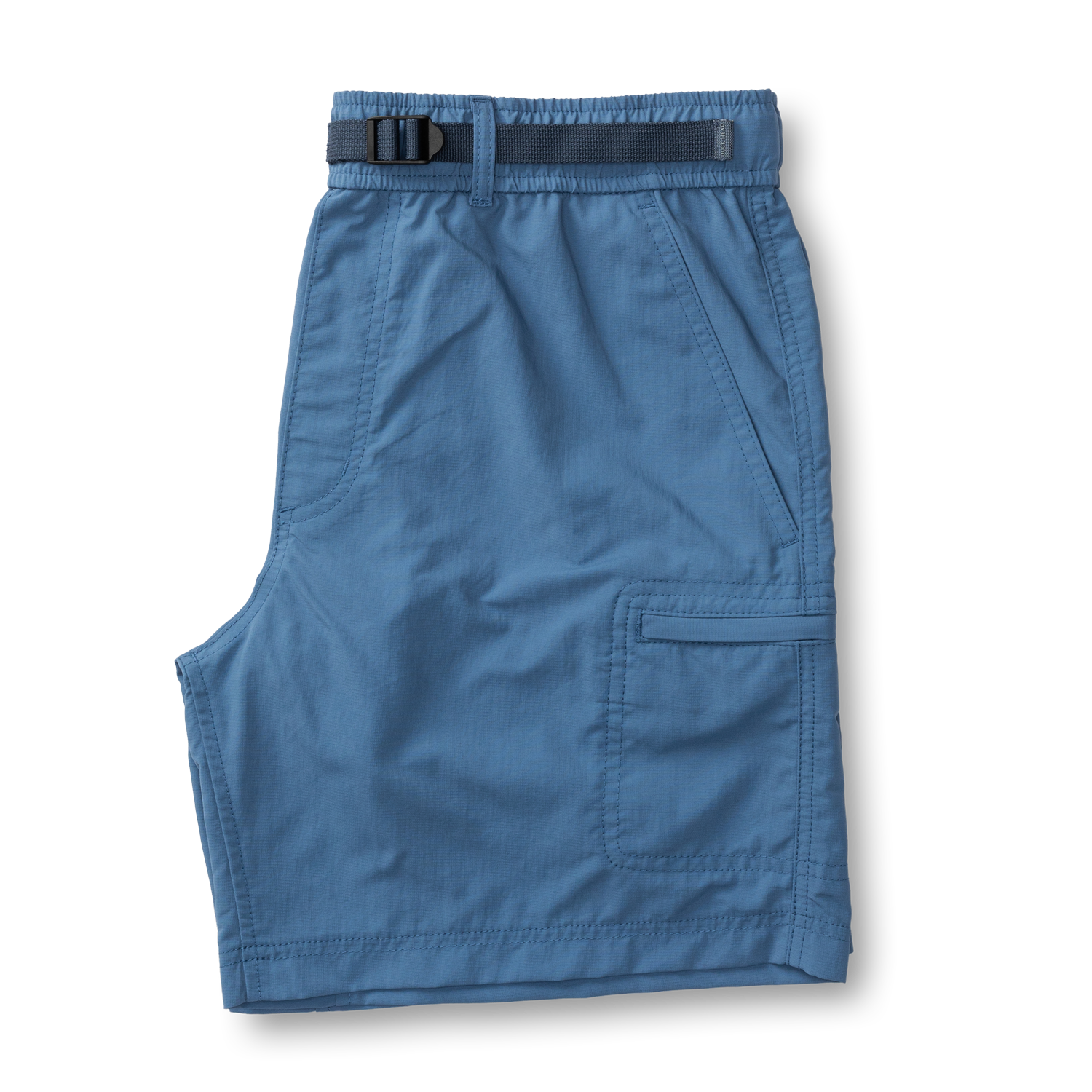 7" On The Fly Performance Short - Shadow Blue