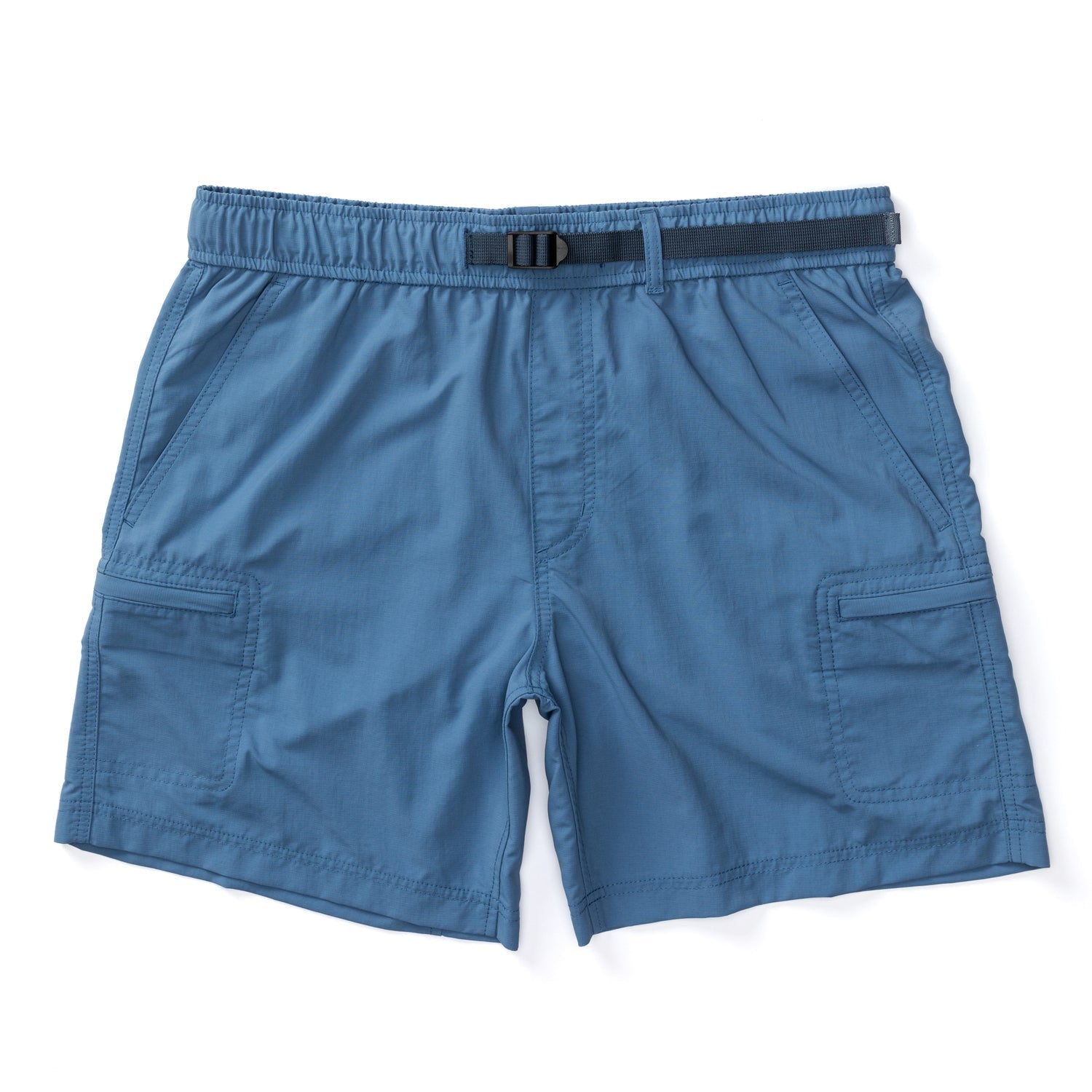 7" On The Fly Performance Short - Shadow Blue