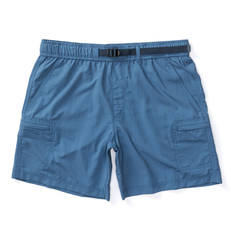 7" On The Fly Performance Short - Shadow Blue