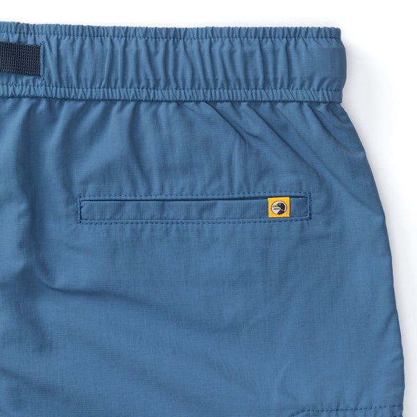 7" On The Fly Performance Short - Shadow Blue