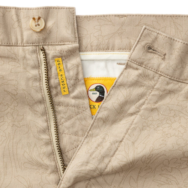 7" Linen Gold School Chino Short - Tan