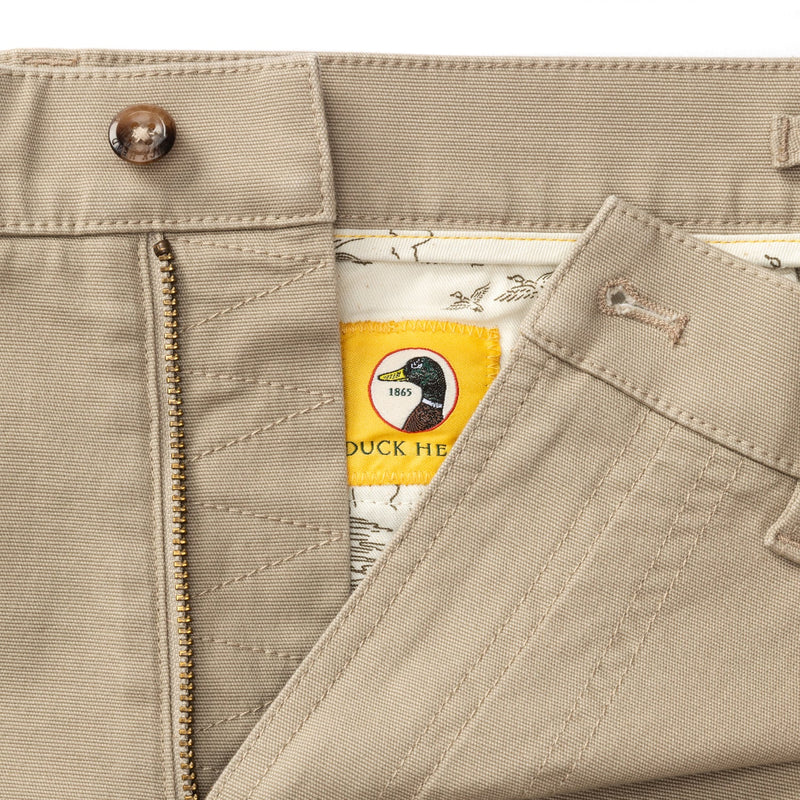 7" Canvas Camp Short - Khaki