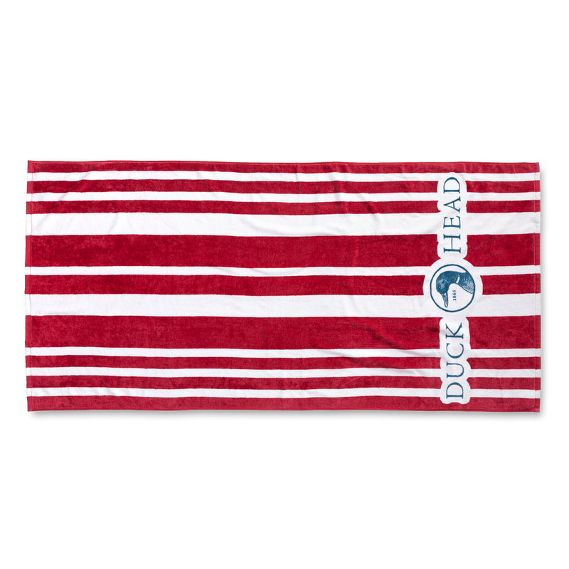 Stripe Logo Beach Towel