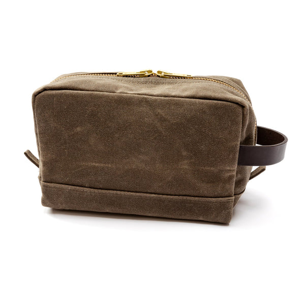 Waxed Canvas Dopp Kit