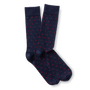 Polka Dot Sock - Navy