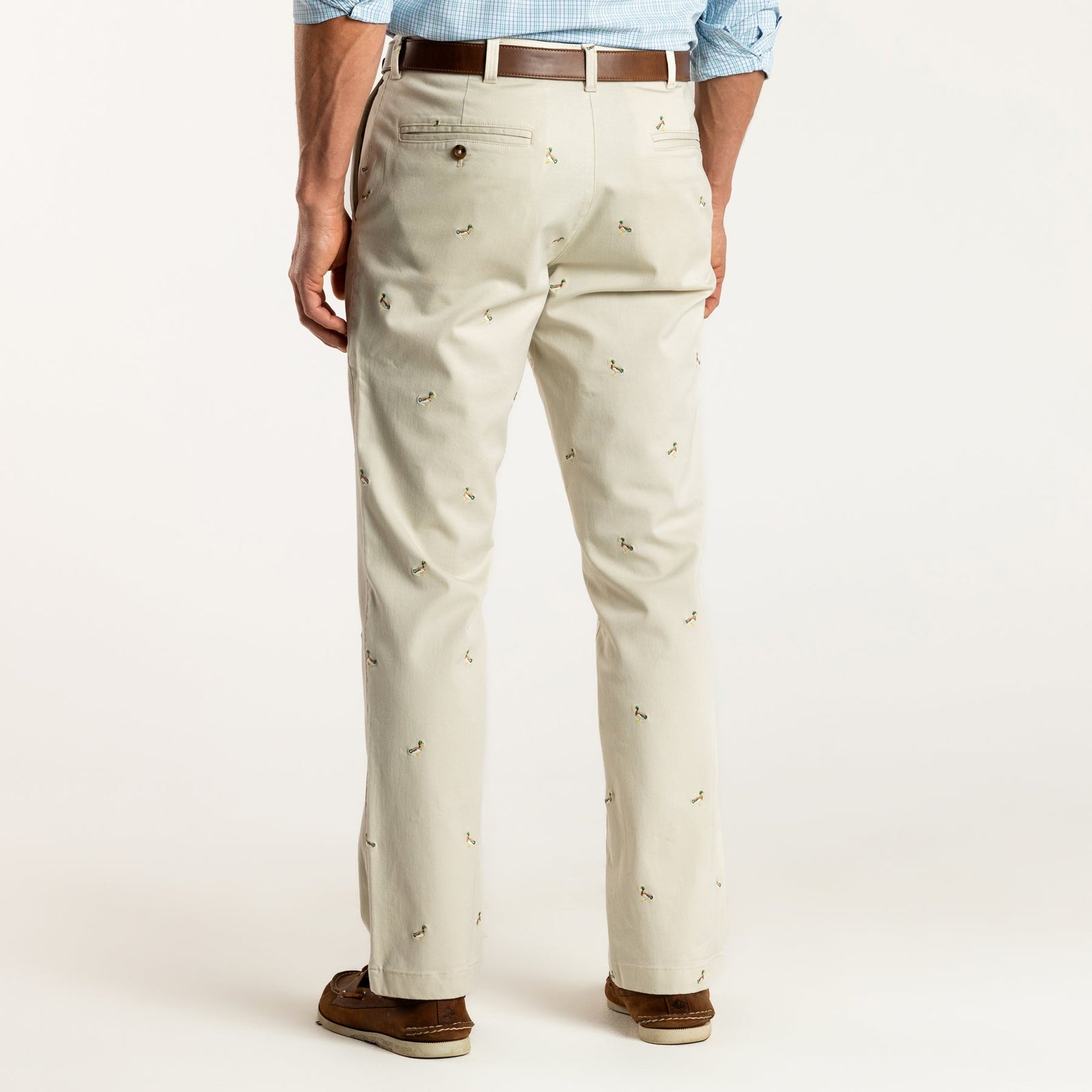 Classic Fit Gold School Chino - Emb Stone