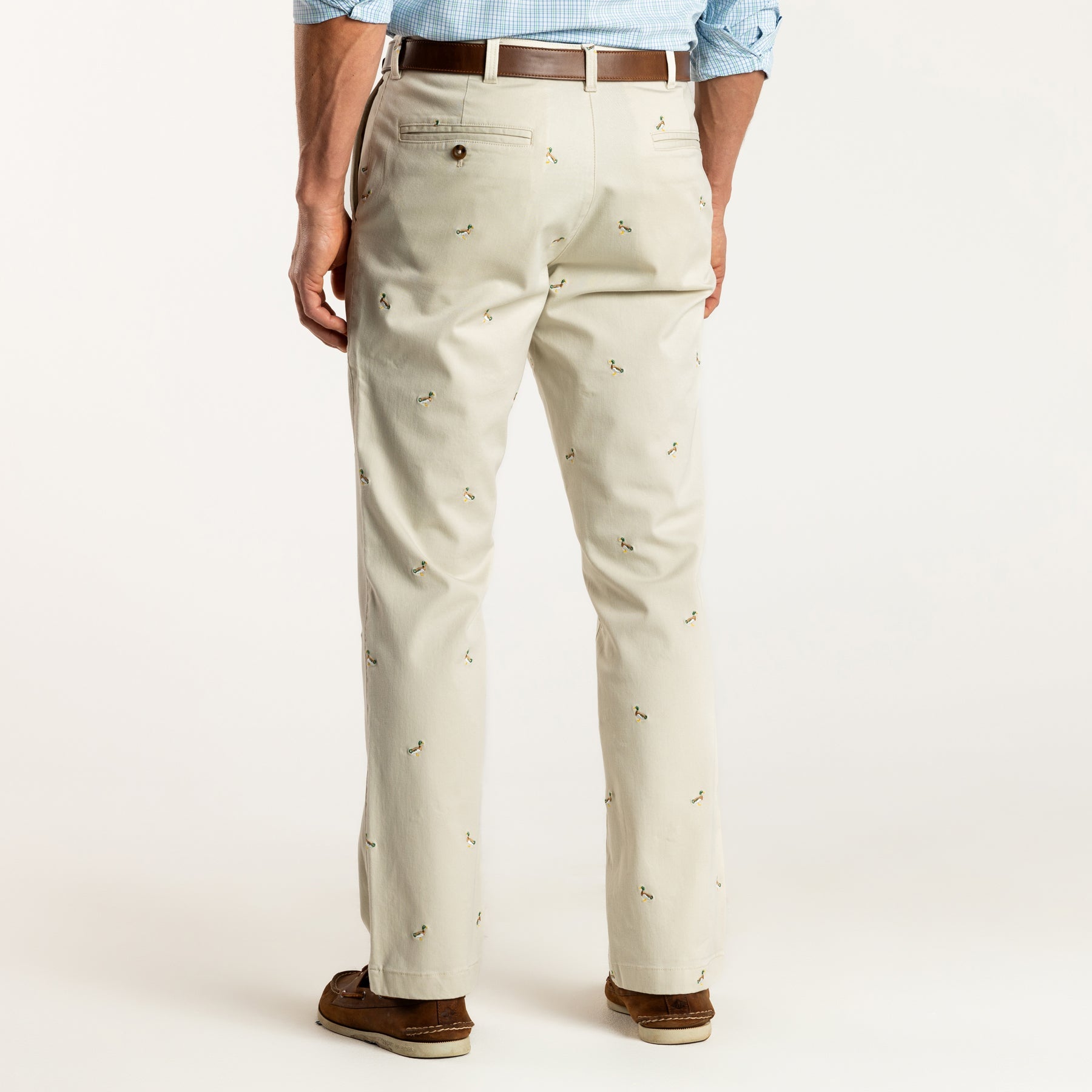 Classic Fit Gold School Chino - Emb Stone