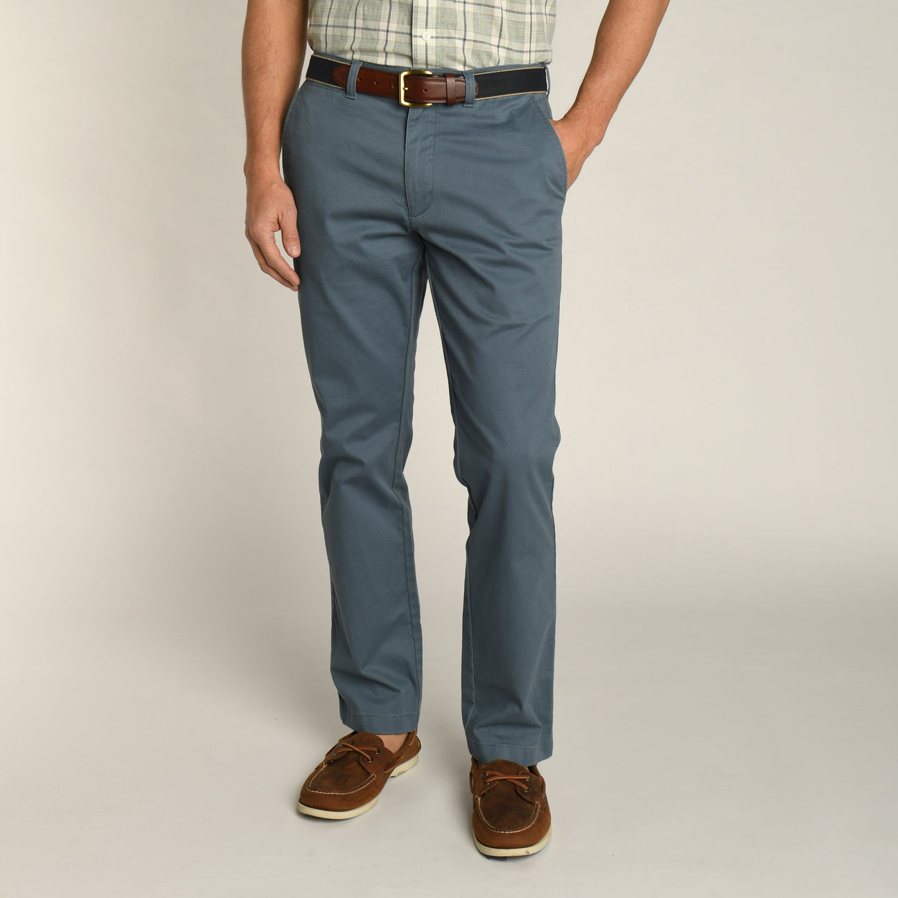 Classic Fit Gold School Chino - Vintage Blue