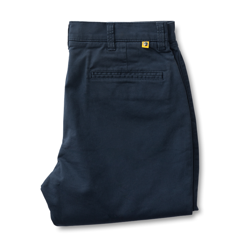 Classic Fit Gold School Chino - Navy