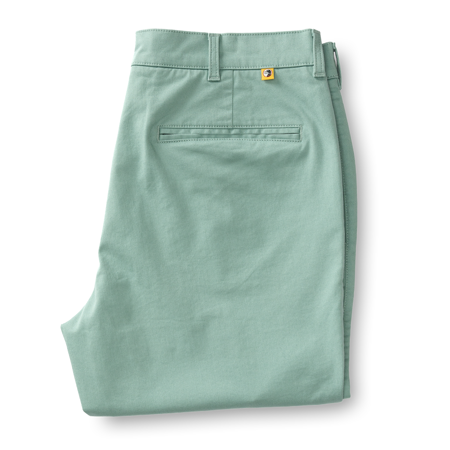 Classic Fit Gold School Chino - Seaboard Green