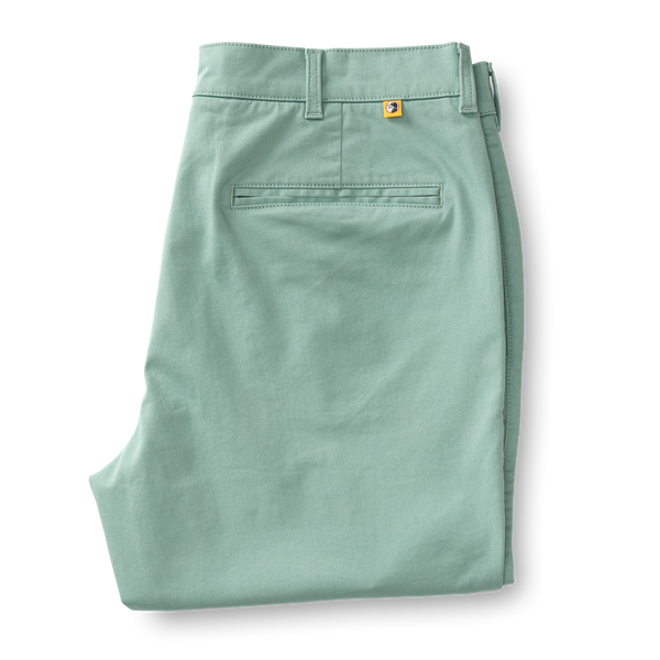 Classic Fit Gold School Chino - Seaboard Green