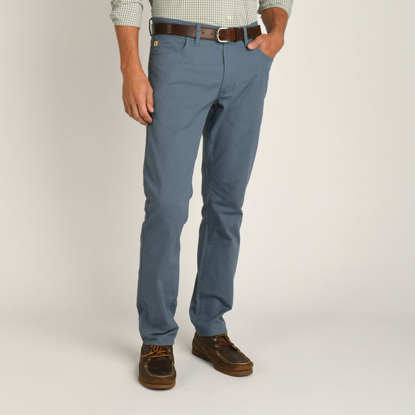 Pinpoint Canvas Five-Pocket - Vintage Blue