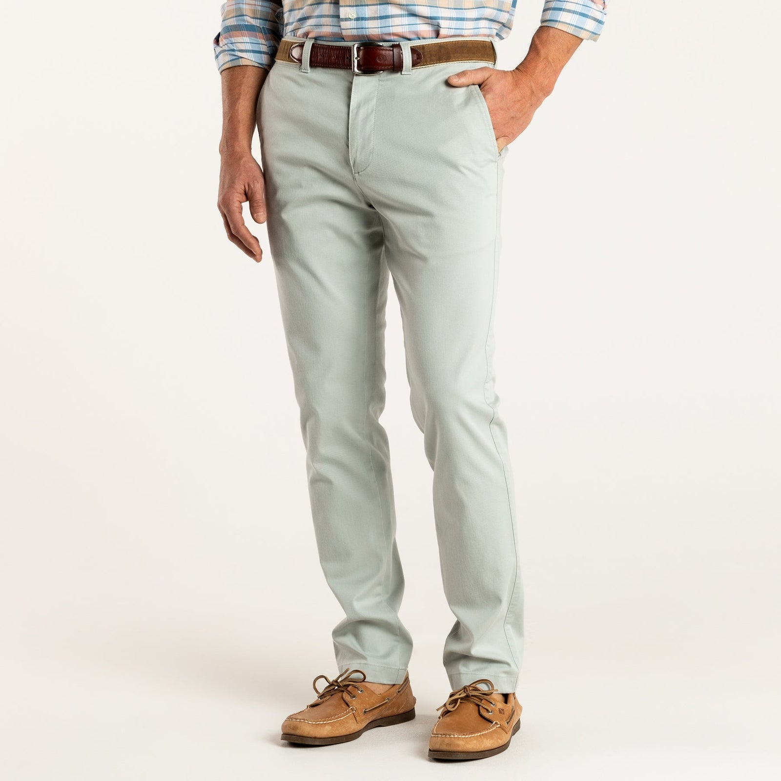 Slim Fit Gold School Chino - Sandstone Grey