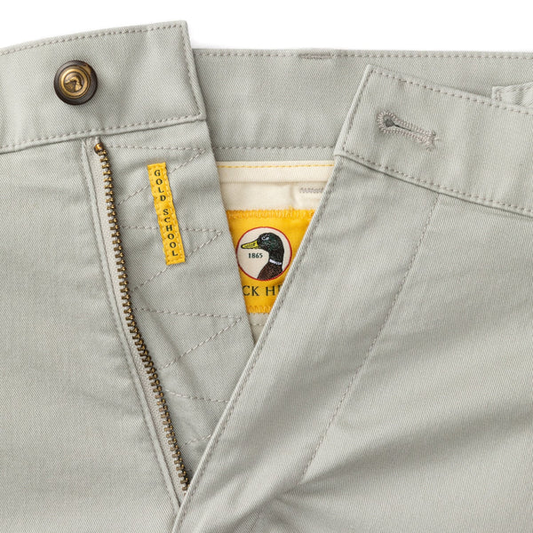 Classic Fit Gold School Chino - Greystone