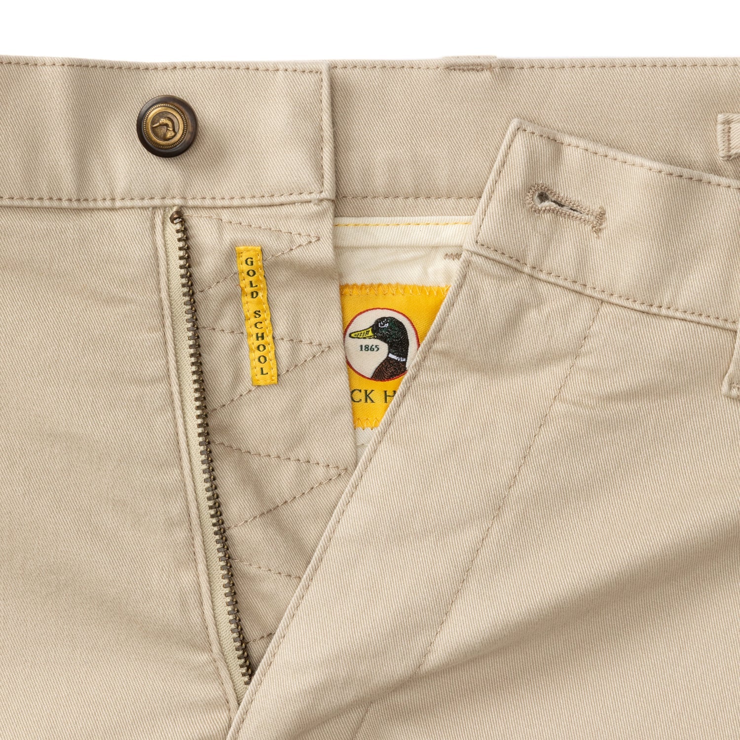 Classic Fit Gold School Chino - Tan