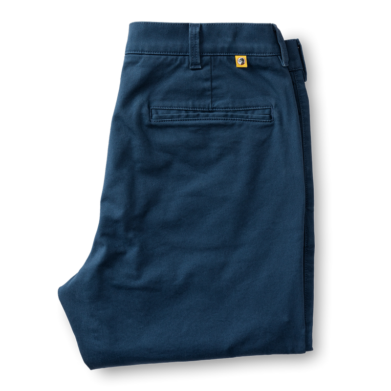 Classic Fit Gold School Chino - Dark Indigo