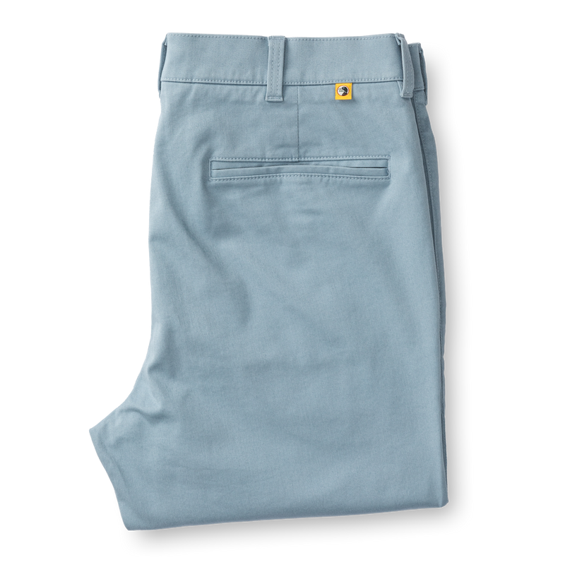 Classic Fit Gold School Chino - River Blue