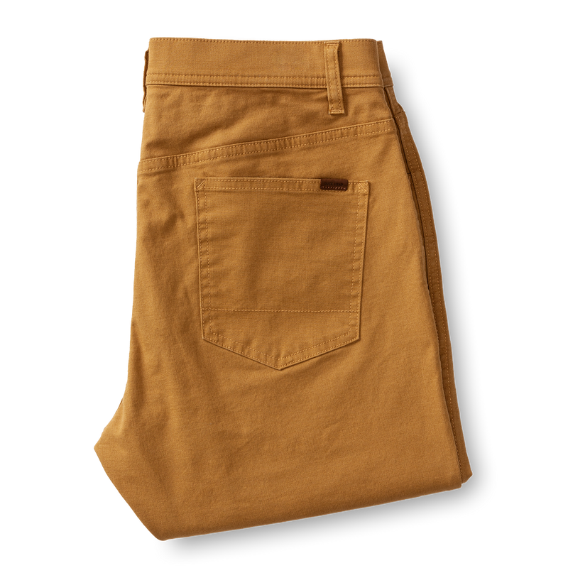 Pinpoint Canvas Five-Pocket - Bistre Brown