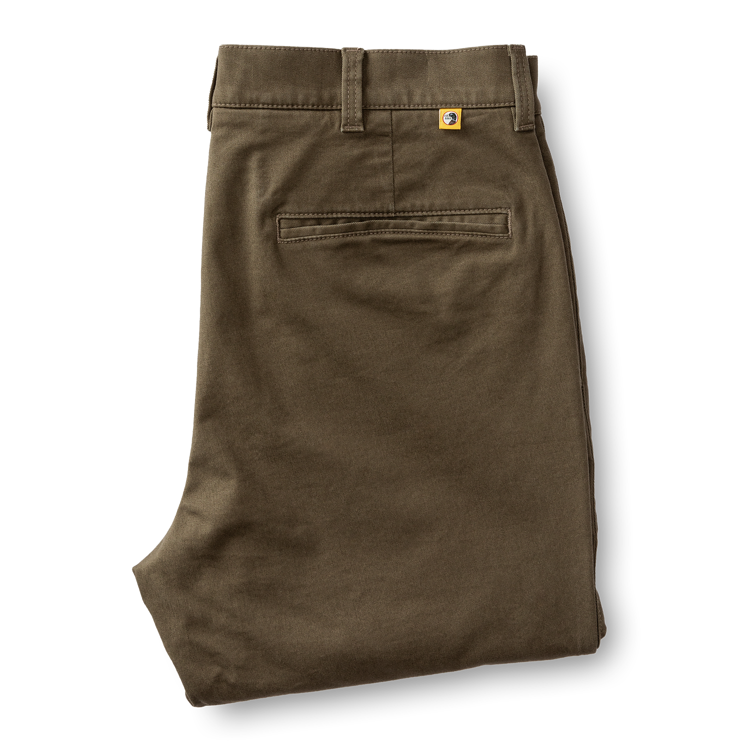 Slim Fit Gold School Chino - Dark Olive