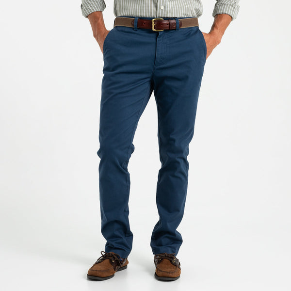 Slim Fit Gold School Chino - Dark Indigo