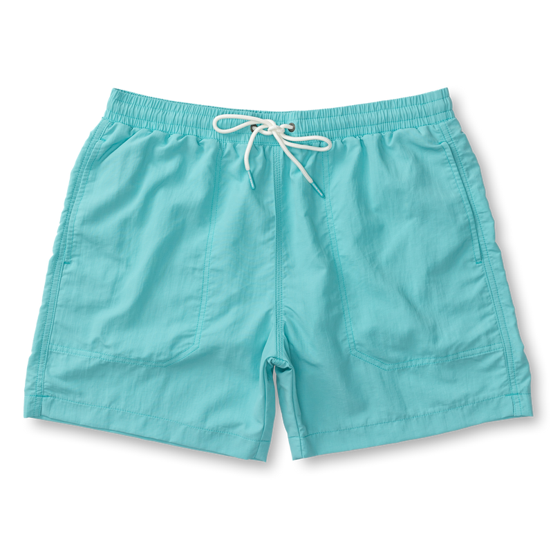 6" Solid Sailport Swim Short - Marine Blue