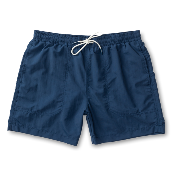 6" Solid Sailport Swim Short - Dark Indigo