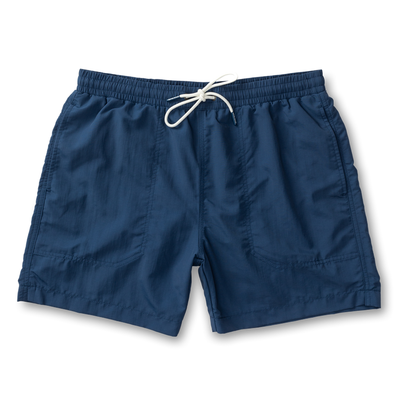 6" Solid Sailport Swim Short - Dark Indigo