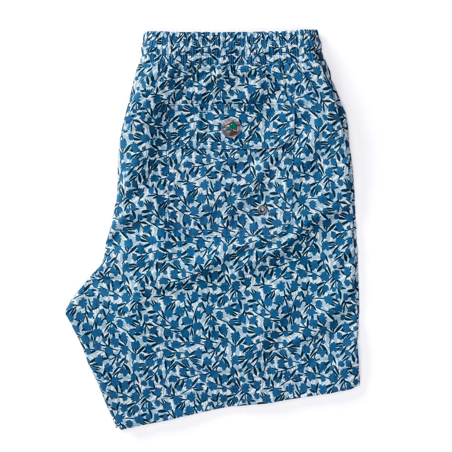6" Print Sailport Swim Short - Shadow Blue