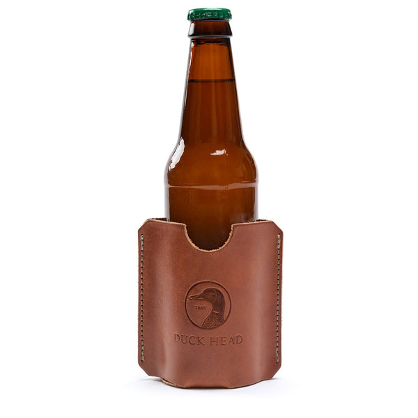 Duck Head Leather Drink Sleeve